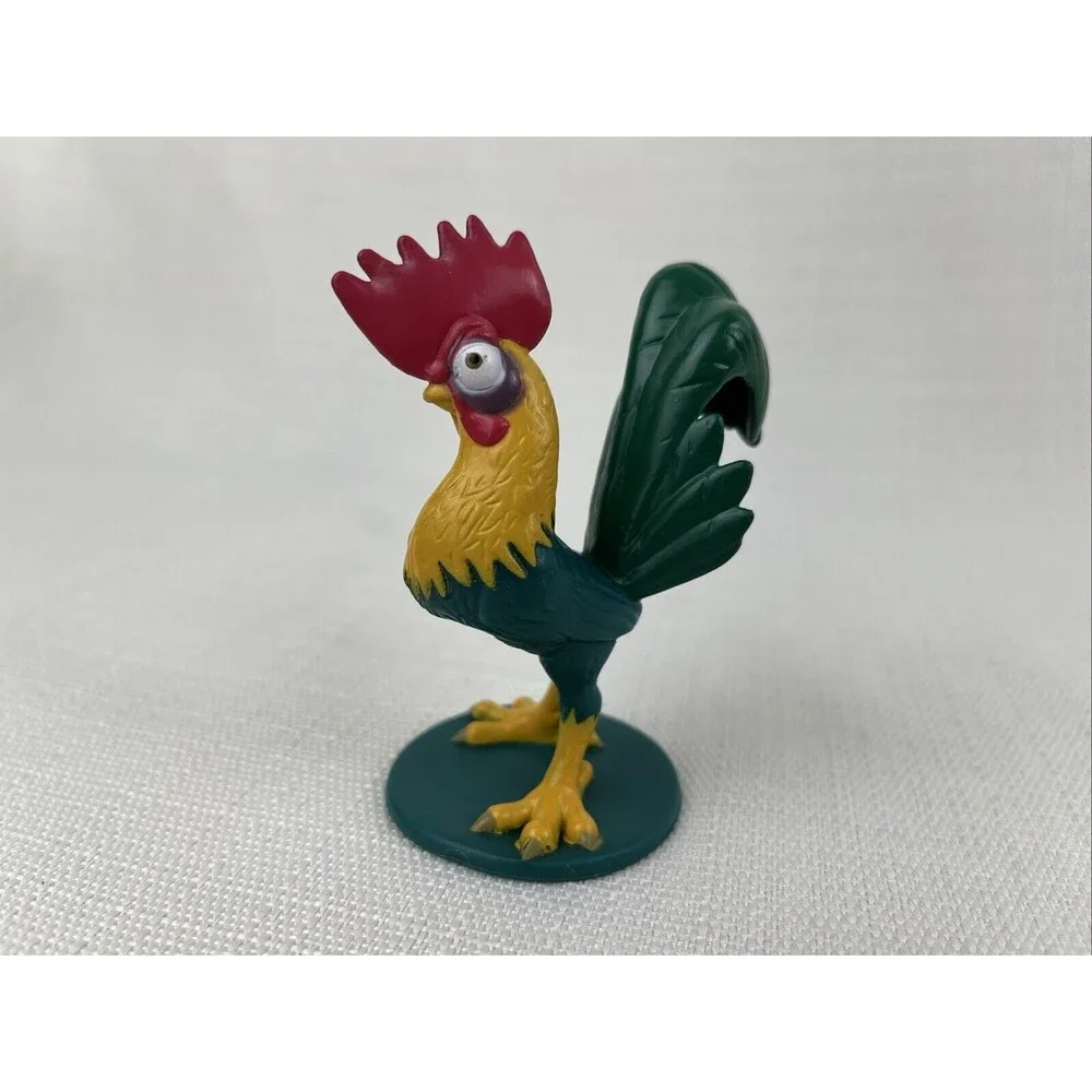 Disney Moana Hei Hei Rooster Chicken Plastic Figure Figurine Cake Topper‎ Toy